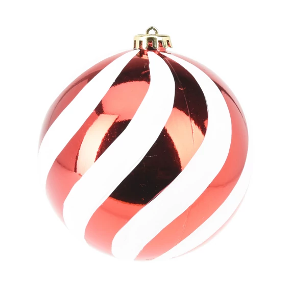 Karácsonyi stripe 14 cm red