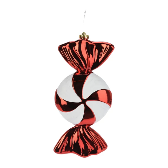 Cukorka piros/fehér 30 cm