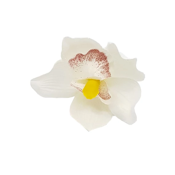Orchidea fej 13 cm Ft/fej, fehér
