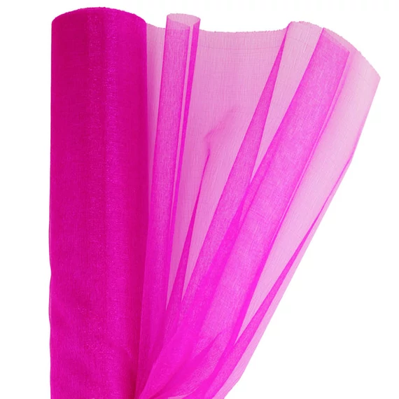 Organza 23,5 cm x 10 m, OA-SIMA-23-012 ciklámen