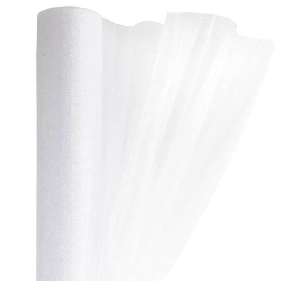 Organza 23,5 cm x 10 m, OA-SIMA-23-073 fehér
