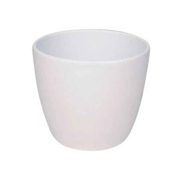 Kaspó – 10 cm, matt fehér