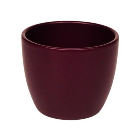 Kaspó – 10 cm, matt padlizsán