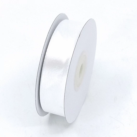 Szatén szalag 20 mm 22,86 m, SS-SZ-20-073 fehér