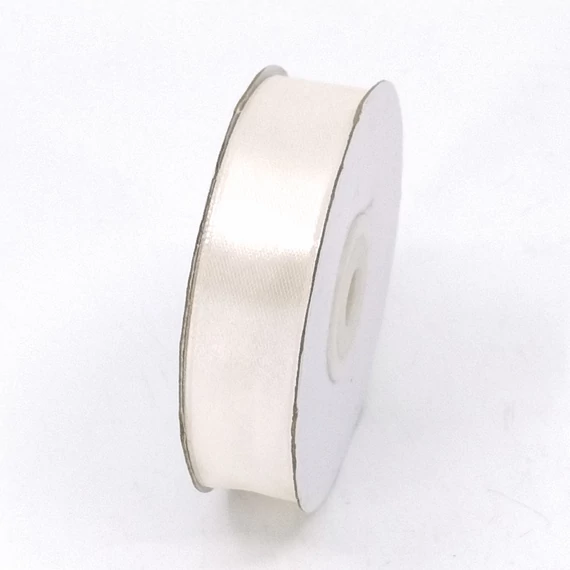 Szatén szalag 20 mm 22,86 m, SS-SZ-20-074 ekrü