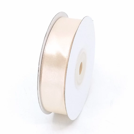 Szatén szalag 20 mm 22,86 m, SS-SZ-20-401 világos bézs