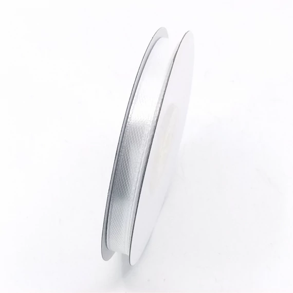 Szatén szalag  6 mm 22,86 m, SS-SZ-06-073 fehér