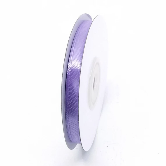 Szatén szalag  6 mm 22,86 m, SS-SZ-06-110 világos lila