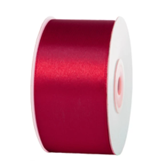 Szatén szalag 38 mm 22,86 m, SS-SZ-38-005 bordó