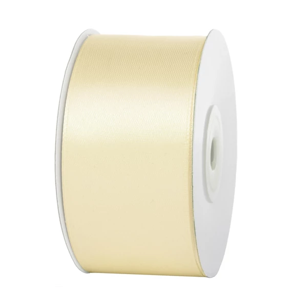 Szatén szalag 38 mm 22,86 m, SS-SZ-38-074 ekrü