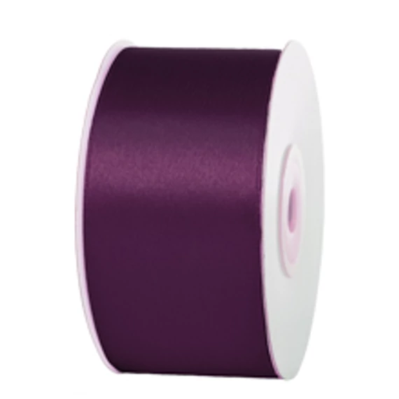 Szatén szalag 38 mm 22,86 m, SS-SZ-38-518 padlizsán lila