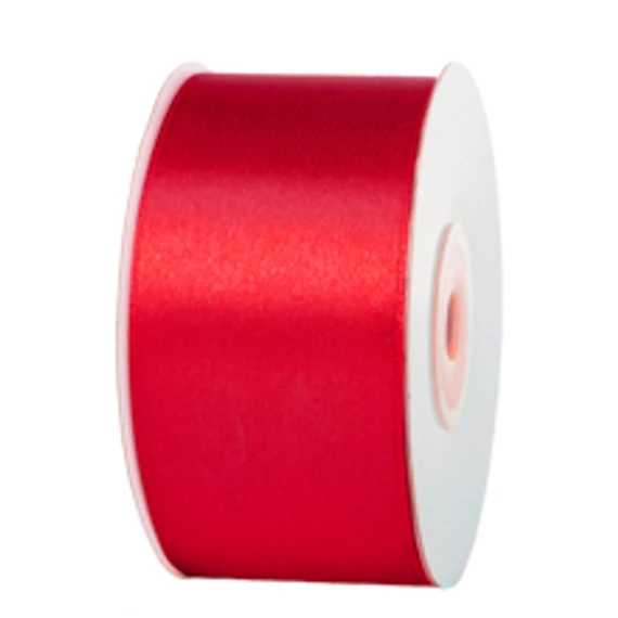 Szatén szalag 38 mm 22,86 m, SS-SZ-38-001 piros