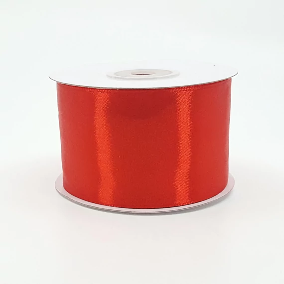 Szatén szalag 50 mm 22,86 m, SS-SZ-50-001 piros