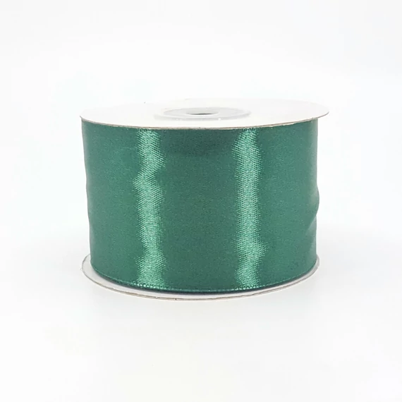 Szatén szalag 50 mm 22,86 m, SS-SZ-50-625 sötét zöld