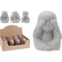 Kép 1/4 - Buddha szürke 8 cm 