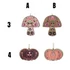 Kép 3/4 - Polywood mintás figurák multicol. 7 cm