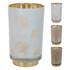 Kép 1/2 - Mécsestartó üveg – mintás, 12×20 cm