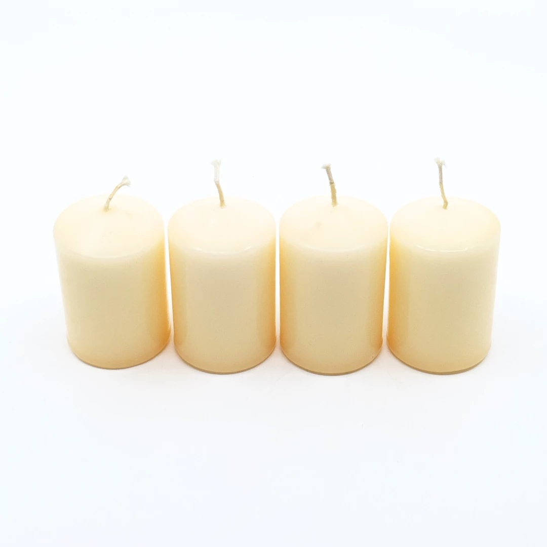 Adventi henger gyertya 4 db-os 40x60 mm, krém