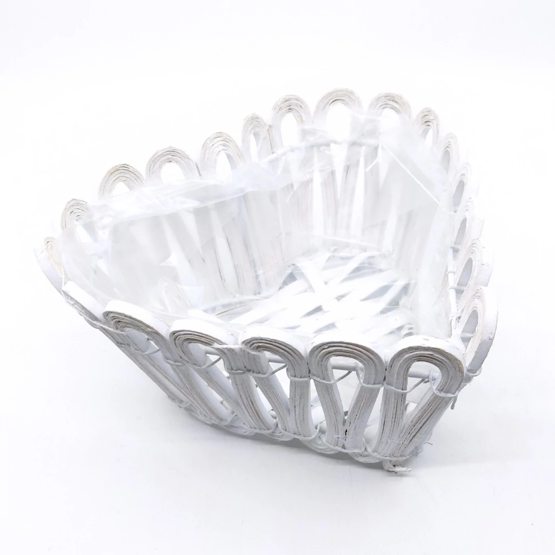 Szív alakú kosár JL-C23-118, 18,5x19,5 cm