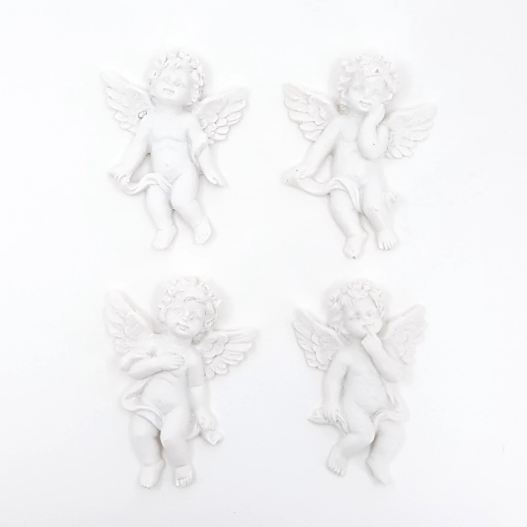 Angyal álló 5,2x2x7 cm fehér