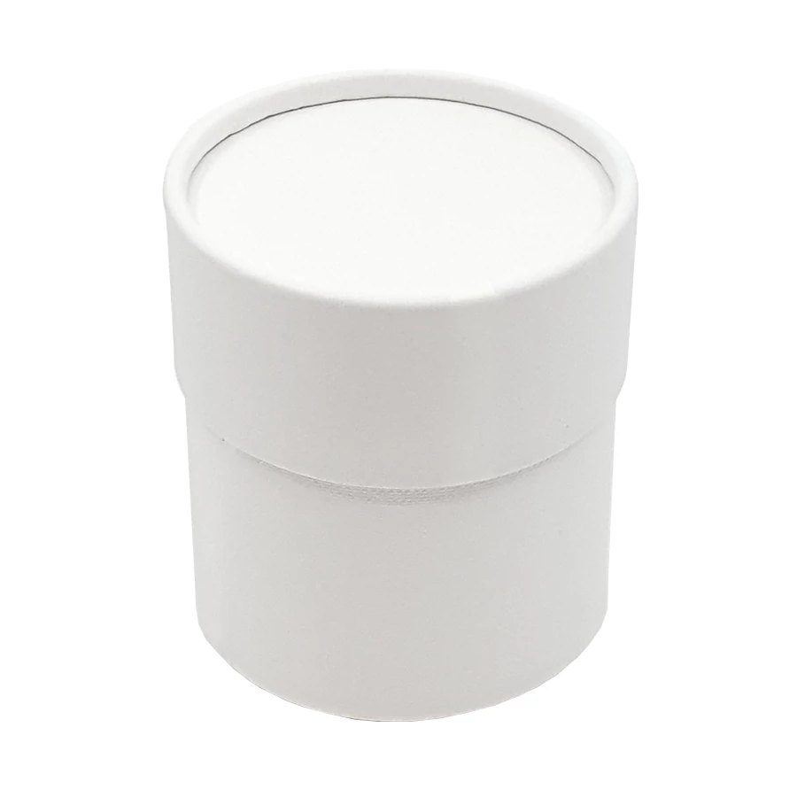Papírdoboz henger 8 x 6 cm, fehér