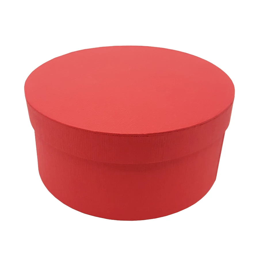 Doboz kerek piros 30 cm