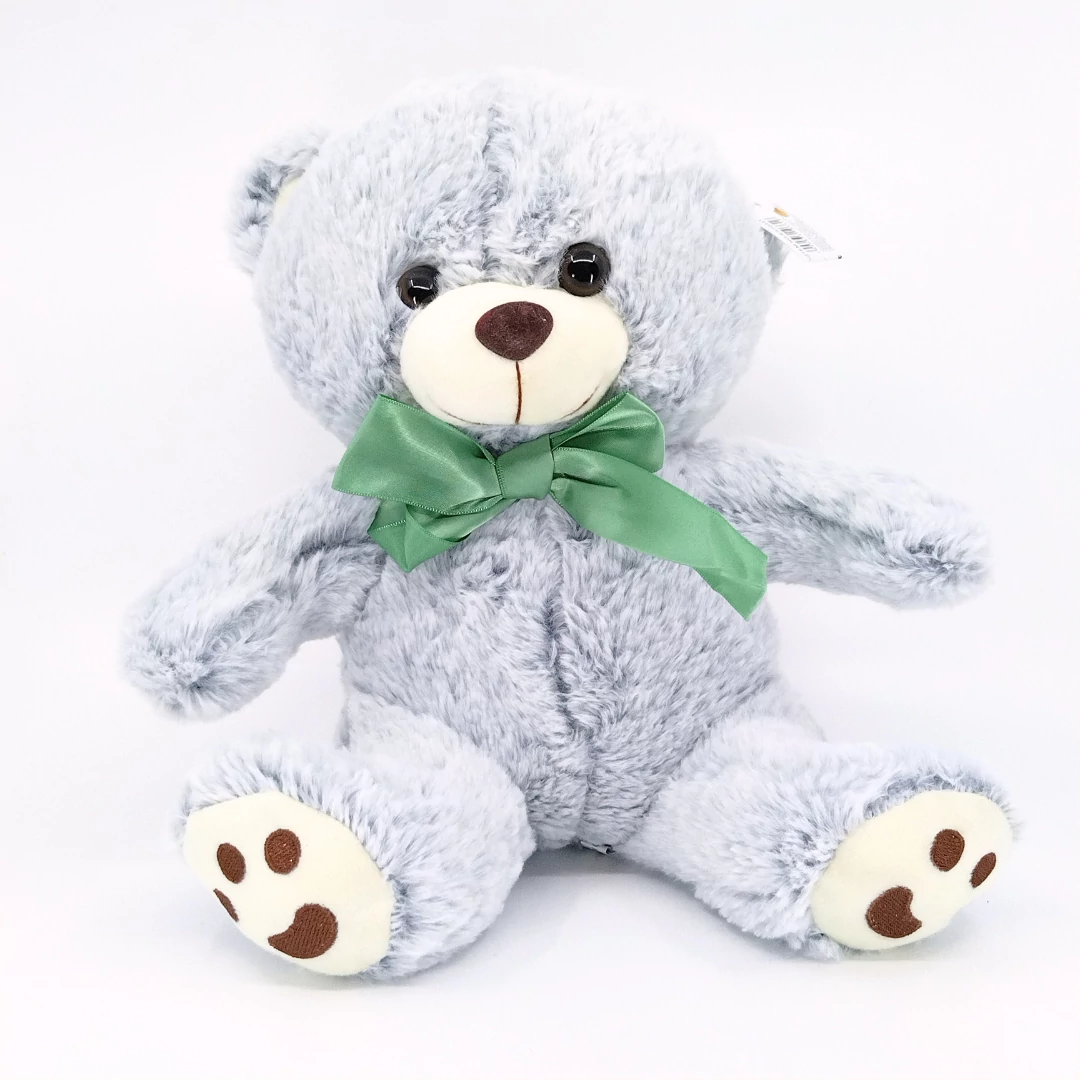 Maci plüss 30 cm szürke