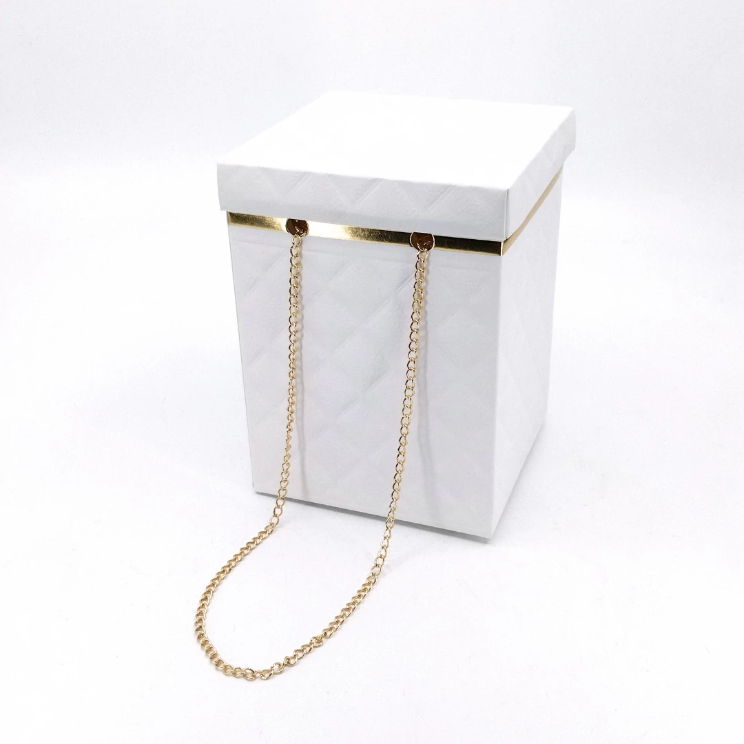 Papírdoboz 10x10x13 cm, fehér