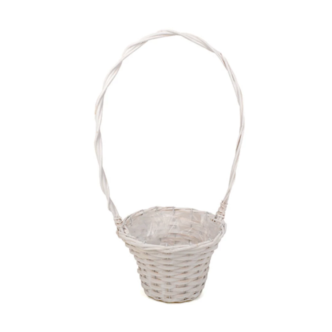 Füles fehér kosár 60 cm