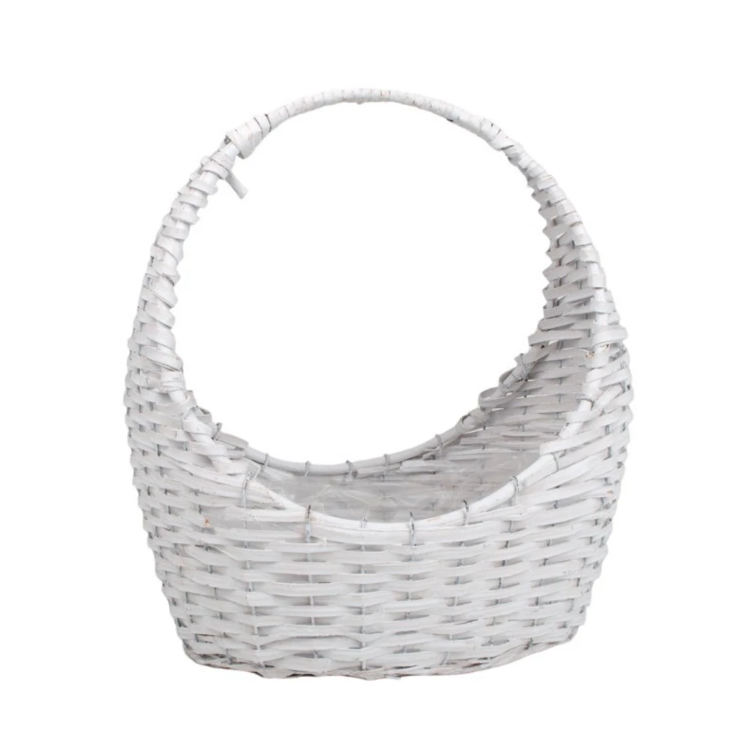 Kosár fehér 41 cm