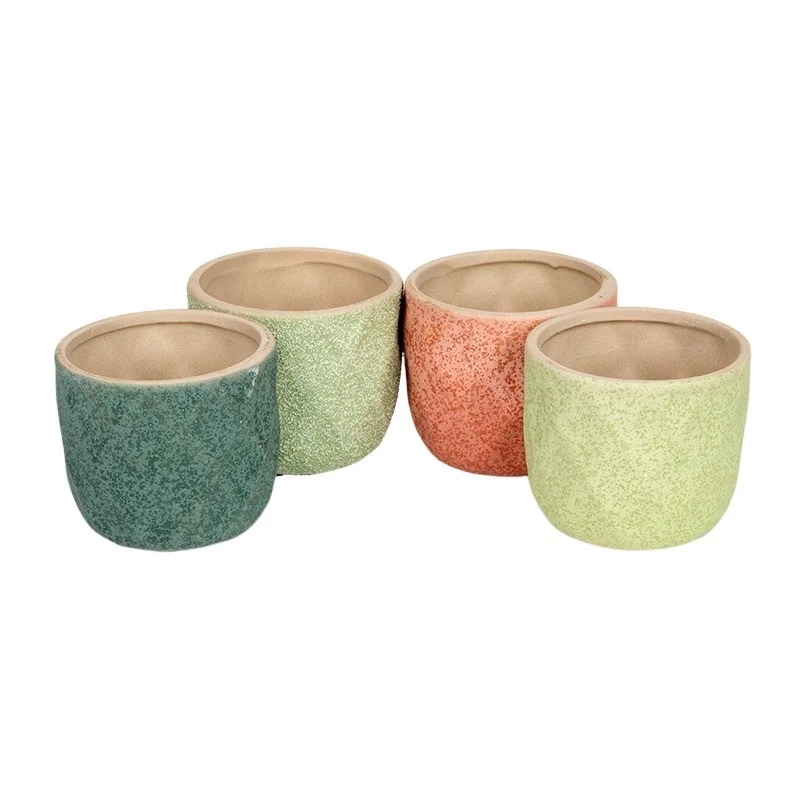 Kaspó strukturált mix 7,3 cm