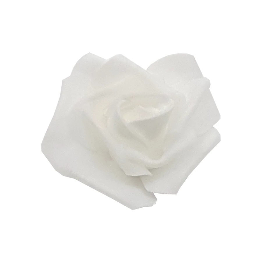 Polyfoam fejvirág 4. 12 db/csomag, fehér