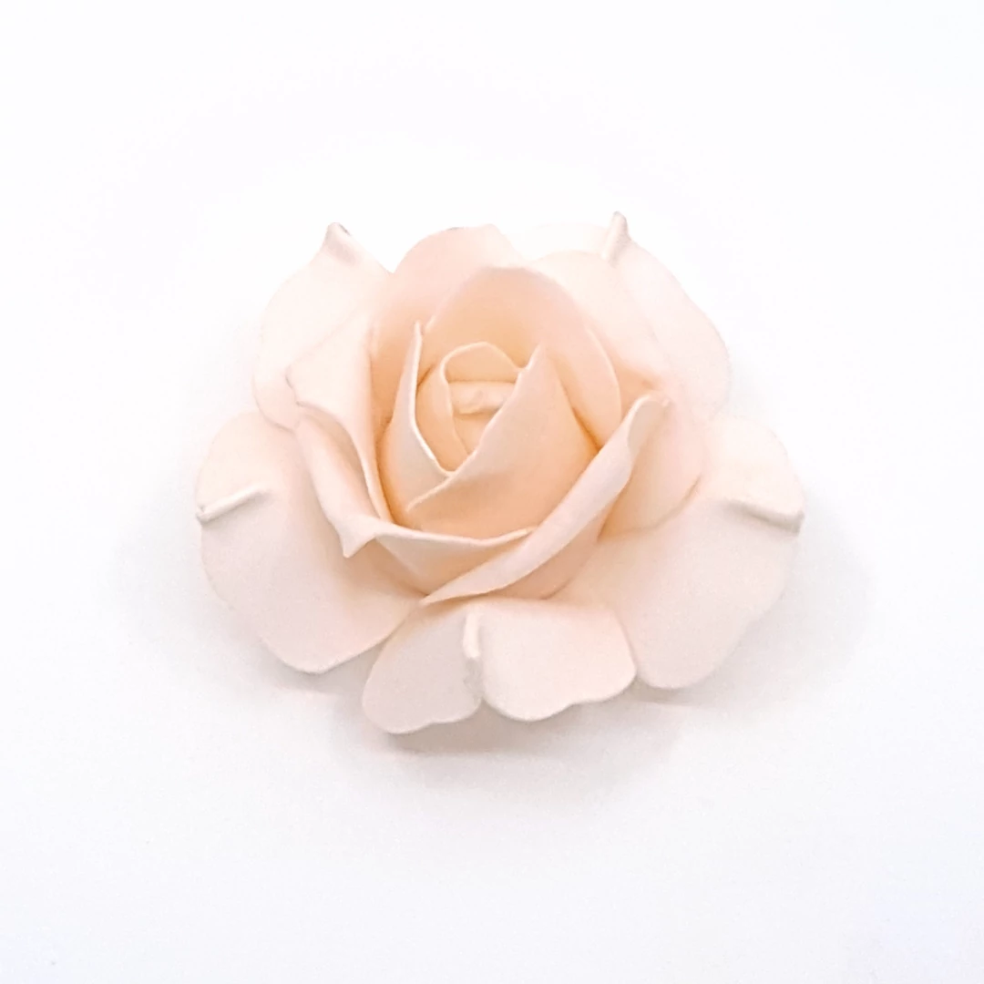 Polyfoam rózsafej 10 cm 12db/csomag, halvány rózsaszín