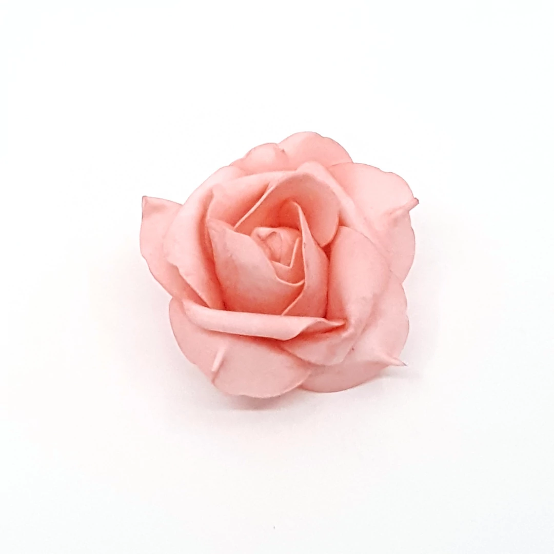 Polyfoam rózsafej 10 cm 12db/csomag, rózsaszín