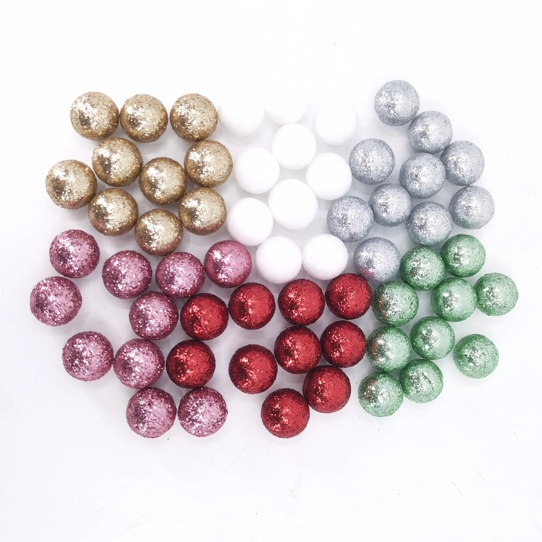 Golyó glitteres 2 cm 80 gr