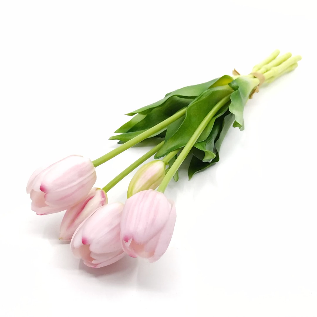 Tulipán x5 kötegelt 40 cm, rózsaszín