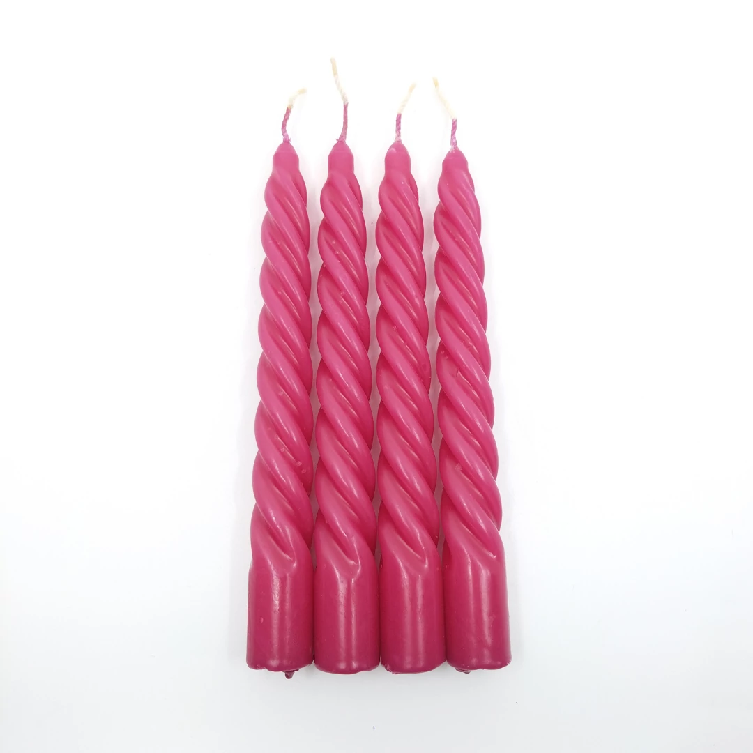 Csavart gyetya 4 db/csomag, magenta