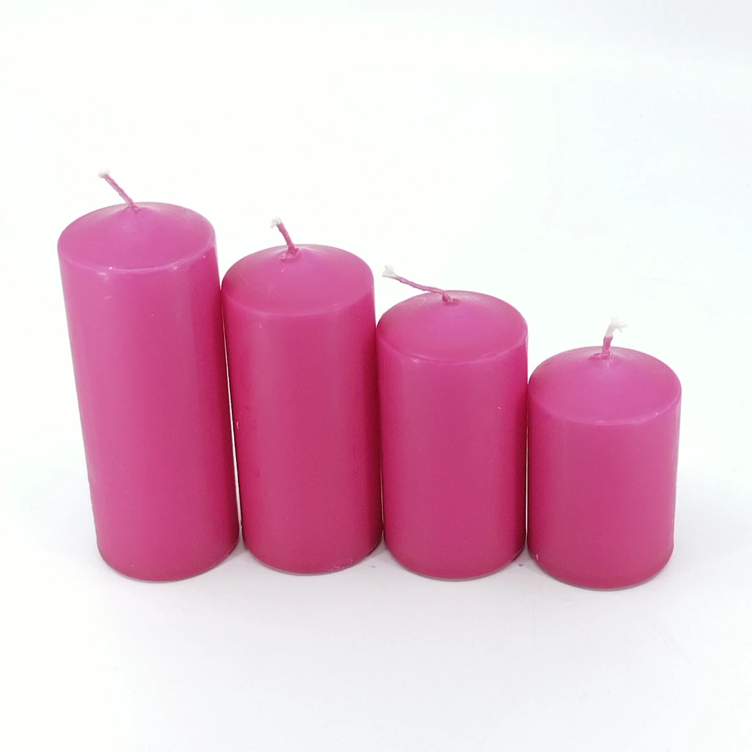 Adventi lépcsős gyertya 4 db-os, magenta