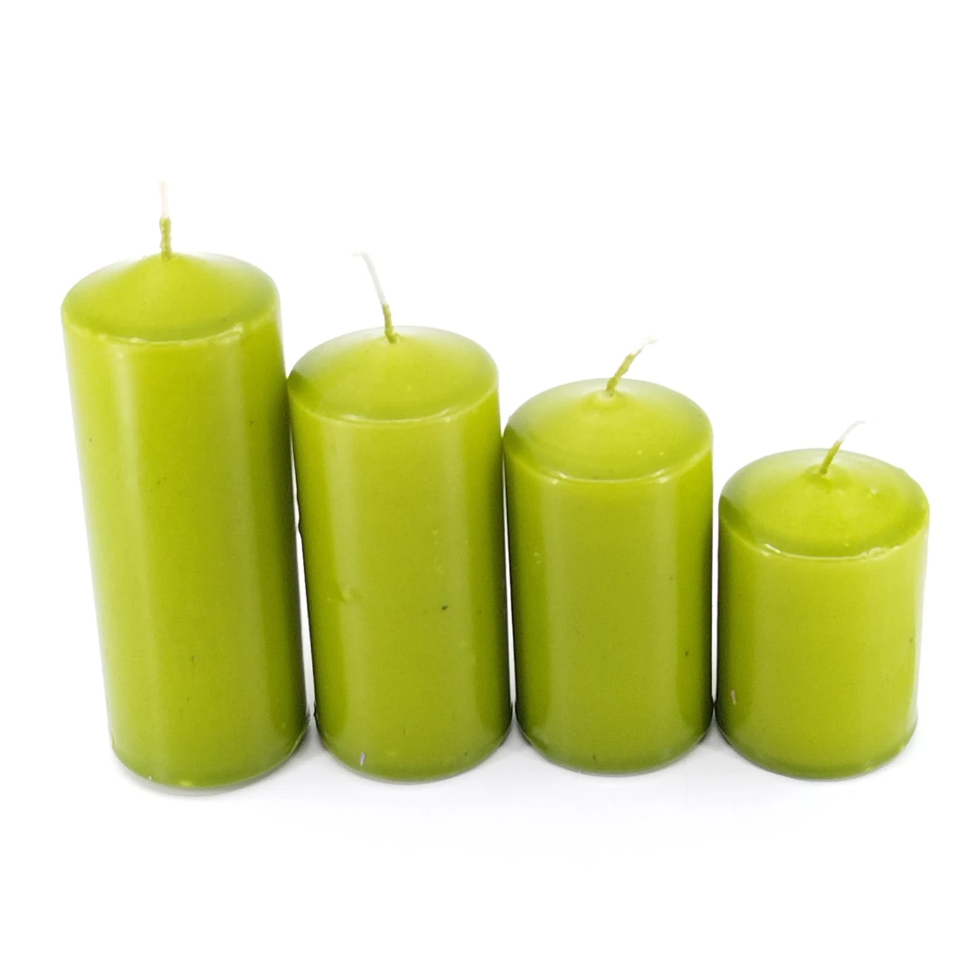 Adventi lépcsős gyertya 4 db-os, zöld