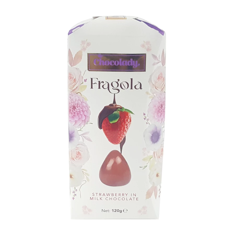 Chocolady Fragola tejcsokis 120 gr