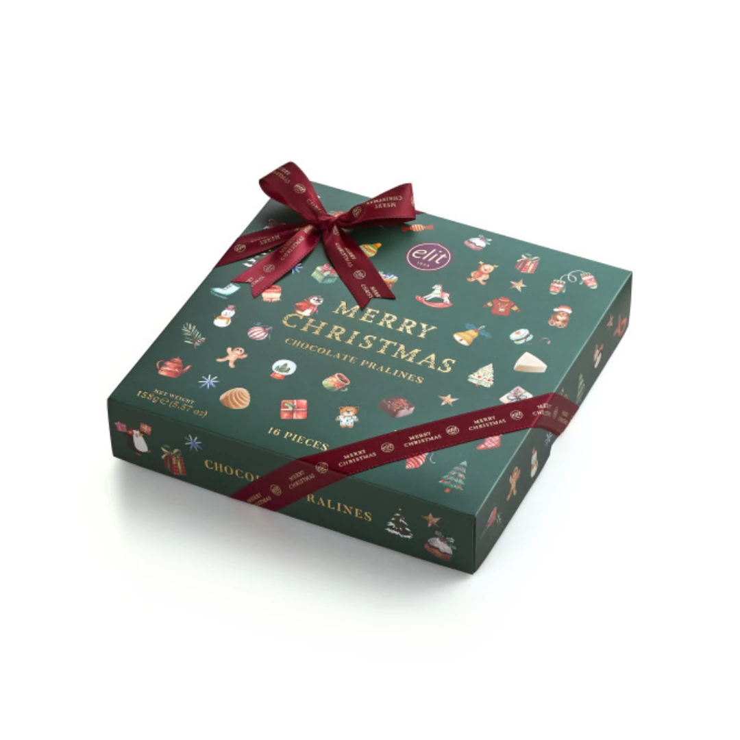 Elit Pralines MerryXmas green 158 gr