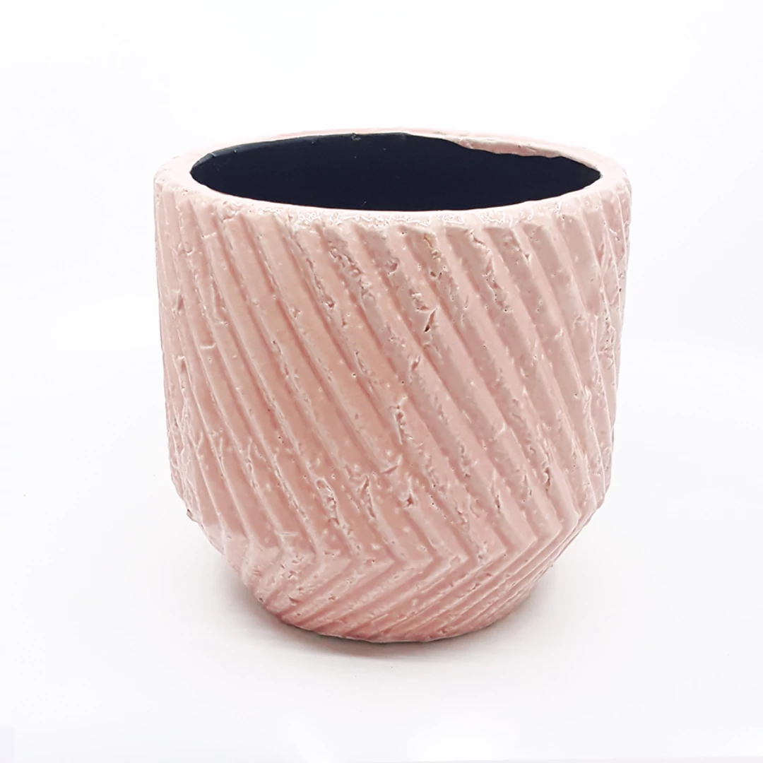 Kaspó rózsaszín Nikki 17,5 cm