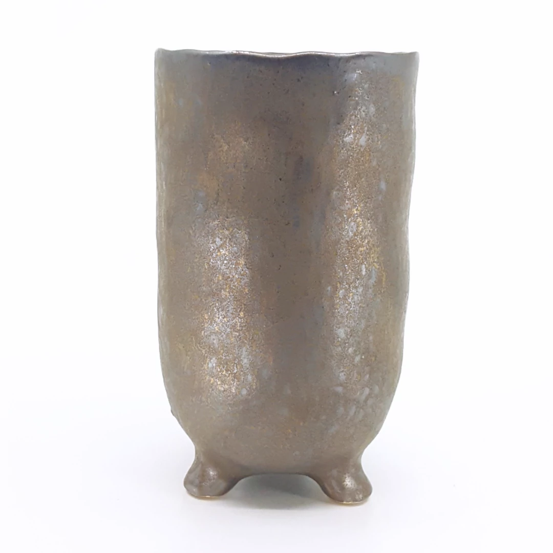 Bronz lábas kaspó 12,5 cm
