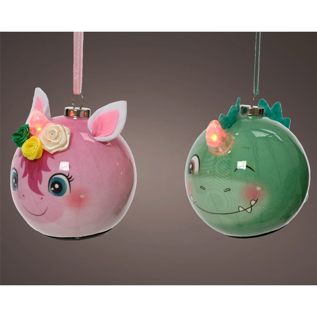 Mosolygó figura gömb 7,5 cm