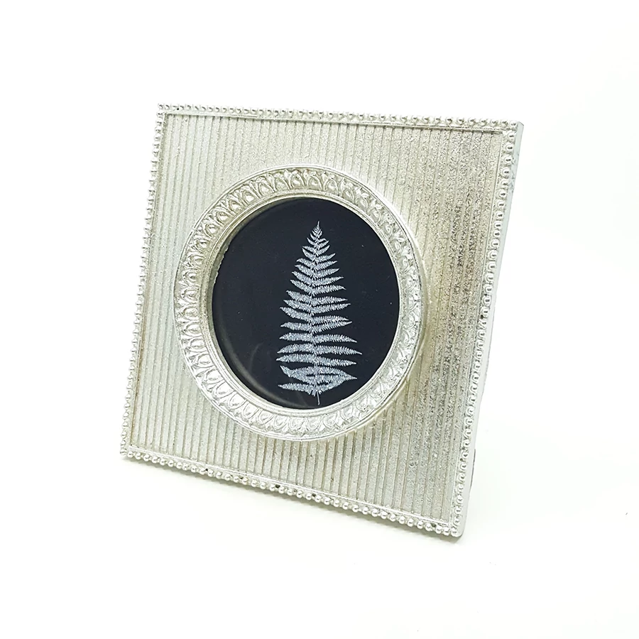 Fotókeret ezüst 10x10 cm