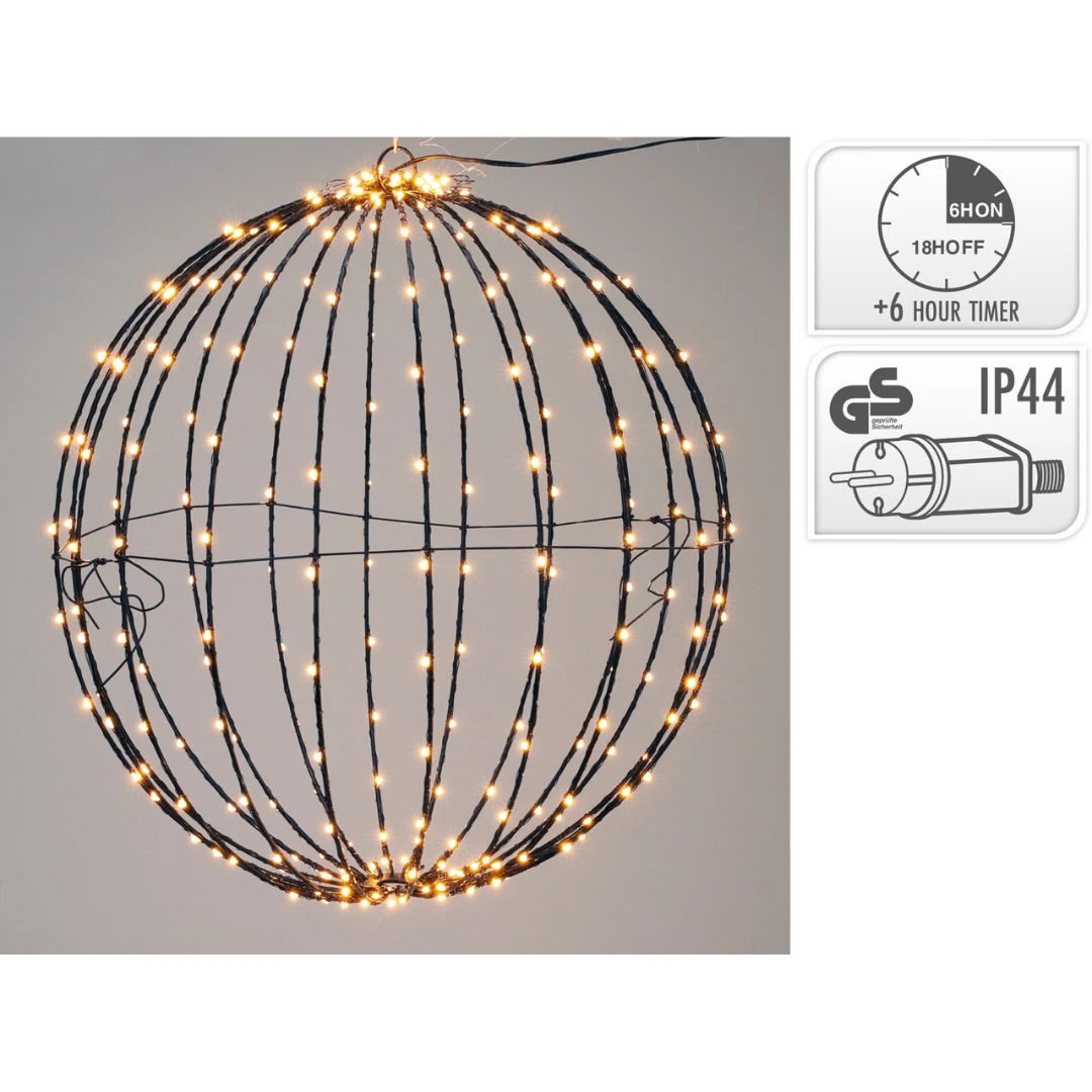 Világító gömb 50 cm 320 led 6/18 időzítő