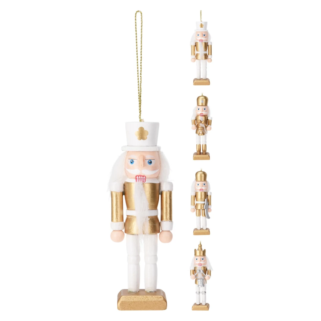 Diótörő 10 cm arany