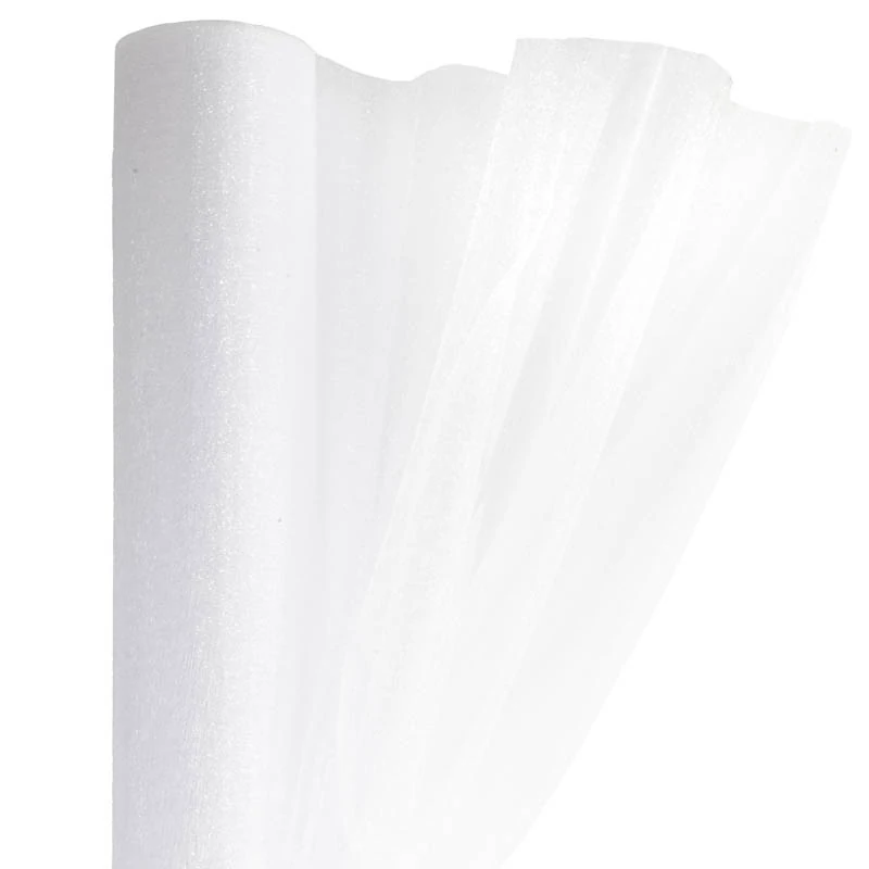 Organza 23,5 cm x 10 m, OA-SIMA-23-073 fehér