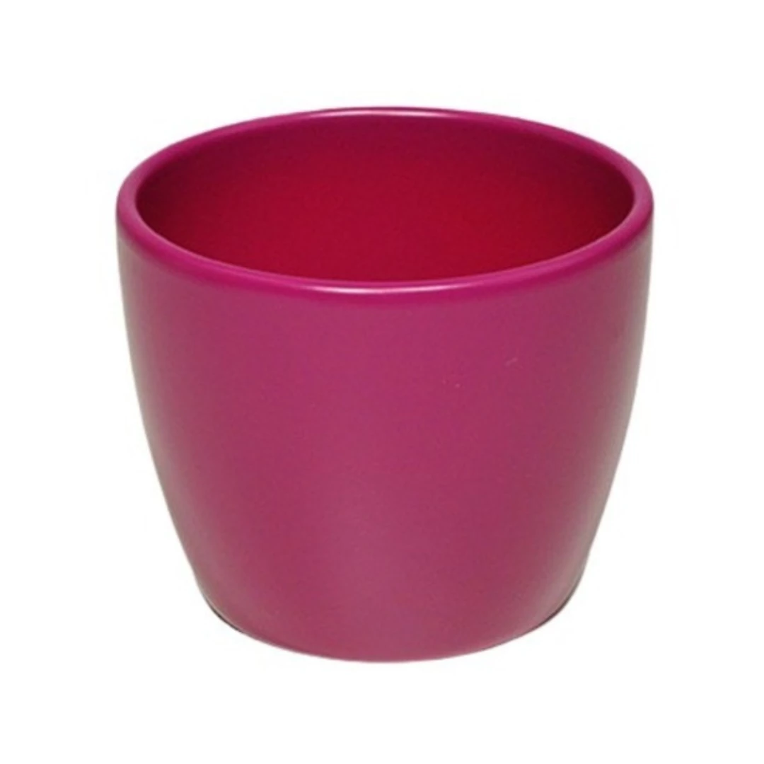 Kaspó 15 cm, matt ciklámen