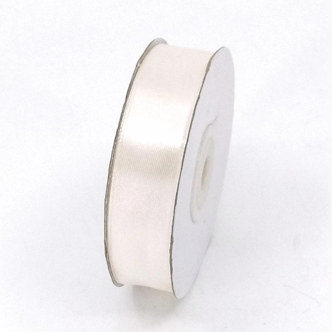 Szatén szalag 20 mm 22,86 m, SS-SZ-20-074 ekrü